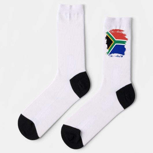 Südafrikanische Flagge Socken (Linkes Detail)