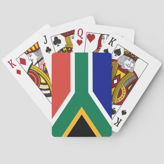 Südafrikanische Flagge Spielkarten (Rückseite)