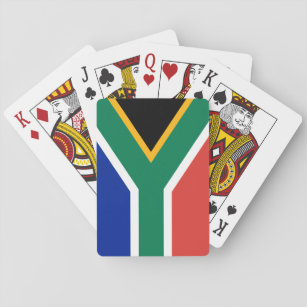 Südafrikanische Flagge Spielkarten
