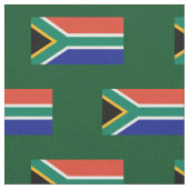 Südafrikanische Flagge Stoff (Nahaufnahme)