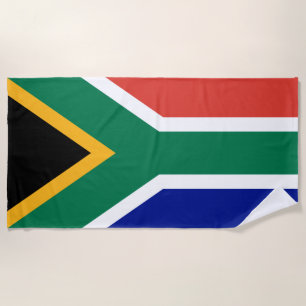 Südafrikanische Flagge Strandtuch