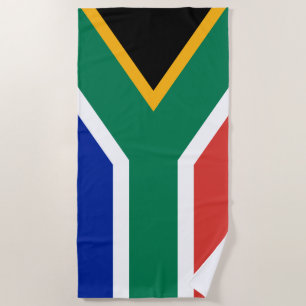 Südafrikanische Flagge Strandtuch
