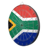 Südafrikanische Flagge - Südafrikanisches Dart Boa Dartscheibe (Vorderseite rechts)