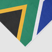 Südafrikanische Flagge Südafrikanisches Patriotiku Seidenpapier (Ausschnitt)