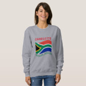 Südafrikanische Flagge Sweatshirt (Vorne ganz)
