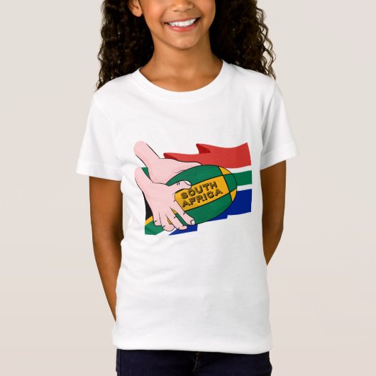 Südafrikanische Flagge T-Shirt (Vorderseite)