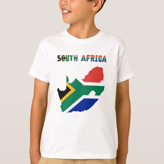 Südafrikanische Flagge T-Shirt (Vorderseite)