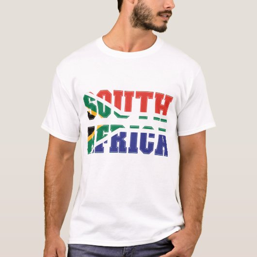 Südafrikanische Flagge T-Shirt (Vorderseite)