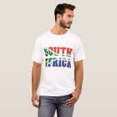 Südafrikanische Flagge T-Shirt (Vorne ganz)