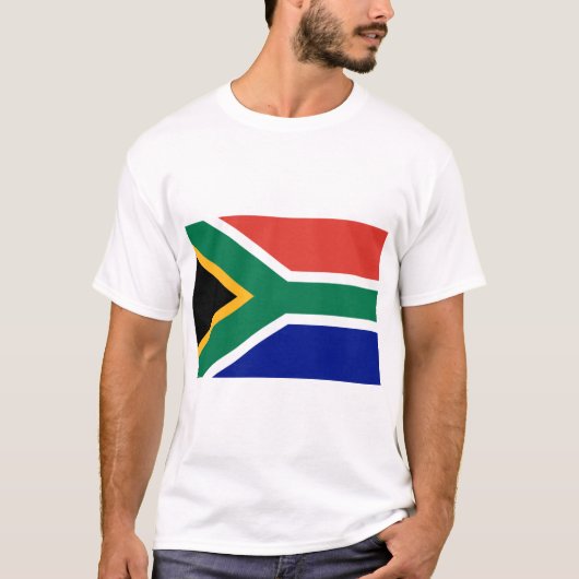 Südafrikanische Flagge T-Shirt (Vorderseite)