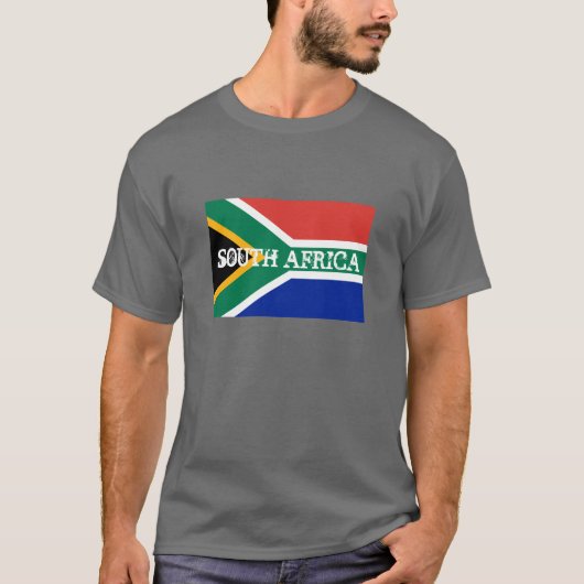 Südafrikanische Flagge T-Shirts (Vorderseite)