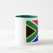 Südafrikanische Flagge Tasse (Zentrum)