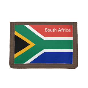 Südafrikanische Flagge Tri-fold Geldbeutel