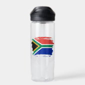 Südafrikanische Flagge Trinkflasche (Rückseite)