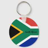 Südafrikanische Flagge und Südafrika - Patrioten / Schlüsselanhänger (Vorderseite)