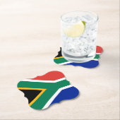 Südafrikanische Flagge Untersetzer (Vor Ort)