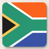 Südafrikanische Flagge Untersetzer (Vorderseite)