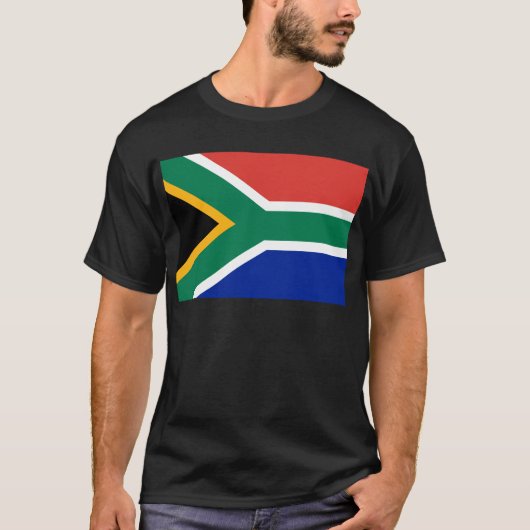 Südafrikanische Flagge - Vlag van Suid-Afrika T-Shirt (Vorderseite)