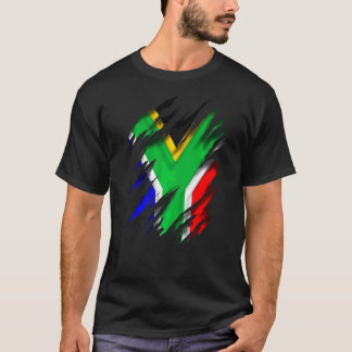 Südafrikanische Flagge von Za Zaf T-Shirt