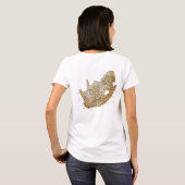 Südafrikanische Flagge x Karte T - Shirt (Schwarz voll)