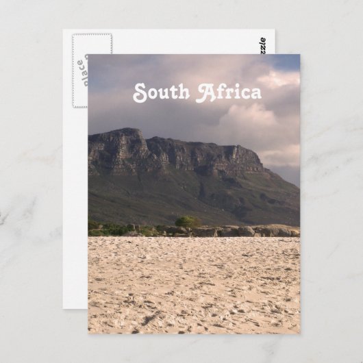 Südafrikanische Landschaft Postkarte (Vorne/Hinten)
