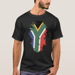 Südafrikanische Nationalflagge-Souvenir für Männer T-Shirt