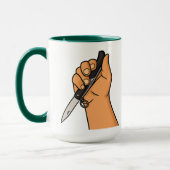 Südafrikanische Okapi Kudu Piper-ing Hot-Tasse Tasse (Links)