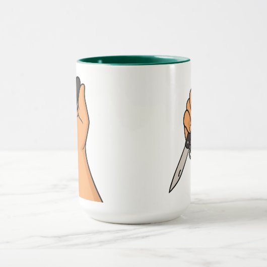 Südafrikanische Okapi Kudu Piper-ing Hot-Tasse Tasse (Zentrum)