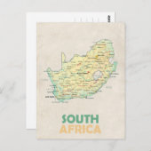 Südafrikanische Postkarte (Vorne/Hinten)
