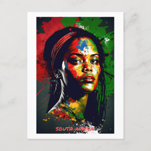 Südafrikanische Postkarte - Welt der Frauen-Sammlu