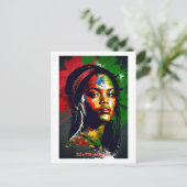 Südafrikanische Postkarte - Welt der Frauen-Sammlu (Stehend Vorderseite)