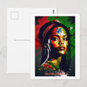 Südafrikanische Postkarte - Welt der Frauen-Sammlu (Vorne/Hinten)