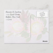 Südafrikanische Proteas Vielen Dank Postkarte (Rückseite)