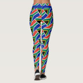 SÜDAFRIKANISCHE Schrift FÜHRT IHRE RASSE Personali Leggings (Rückseite)