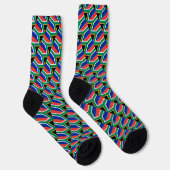 Südafrikanische Socken, patriotische afrikanische  Socken (Rechts)