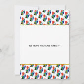 SÜDAFRIKANISCHE Sonderveranstaltung Hochzeitsfeier Save The Date (Rückseite)