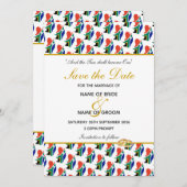 SÜDAFRIKANISCHE Sonderveranstaltung Hochzeitsfeier Save The Date (Vorne/Hinten)