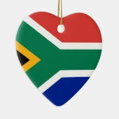 Südafrikanische Staatsflagge Keramik Ornament (Rechts)