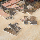 Südafrikanische Strandlooper Hütte. Puzzle (Seite)