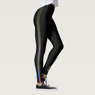 Südafrikanische Streifenflagge Leggings