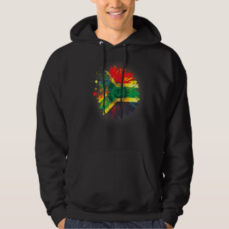 Südafrikanische Südafrikanische Landesflagge Sonne Hoodie