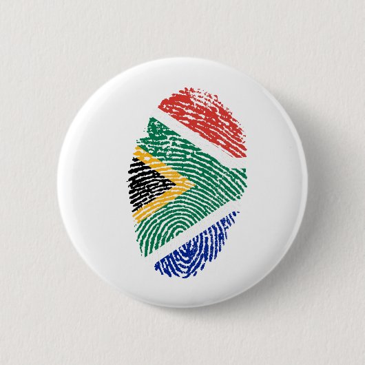 Südafrikanische Touchfingerabdruckflagge Button (Vorderseite)