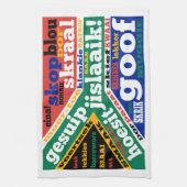 Südafrikanische Umgangssprache und Kolloquialismen Geschirrtuch (Vertikal)