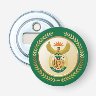 Südafrikanische Wappen Flaschenöffner