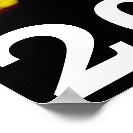 Südafrikanische Welt 2010 Poster (Ecke)