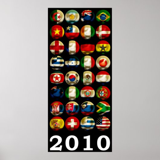 Südafrikanische Welt 2010 Poster (Vorne)