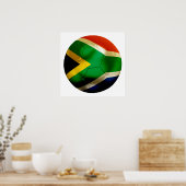 Südafrikanische Welt Poster (Küche)