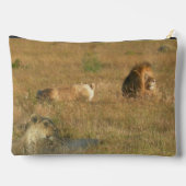 Südafrikanische Zebras- und Löwenzubehör Zubehörtasche (Rückseite)