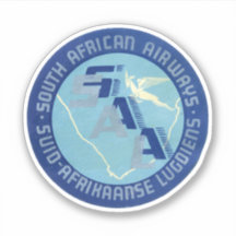Südafrikanischer Airways-Afrika-Sticker