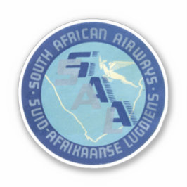 Südafrikanischer Airways-Afrika-Sticker Aufkleber